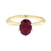 Image 2 : 14KT Yellow and White Gold 1.89ct Ruby Ring