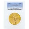 Image 1 : 1924 $20 St. Gaudens Double Eagle Gold Coin PCGS MS66