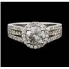 Image 1 : 18KT White Gold 1.75ctw Diamond Ring