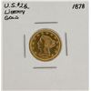 Image 1 : 1878 $2 1/2 Liberty Head Quarter Eagle Gold Coin