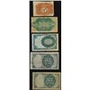 Image 2 : Lot of (5) Miscellaneous Fractional Currency Notes