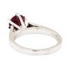 Image 3 : Platinum 2.10ct Ruby Solitaire Ring