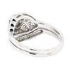 Image 3 : 14KT White Gold 0.72ctw Diamond Ring