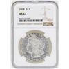 Image 1 : 1898 $1 Morgan Silver Dollar Coin NGC MS64