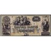 Image 1 : 1800's $20 Canal Bank New Orleans Obsolete Bank Note