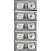 Image 1 : Lot of (5) Consecutive 1957 $1 Silver Certificate Notes Uncirculated