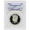 Image 1 : 1993-S Kennedy Silver Half Dollar Coin PCGS PR69DCAM