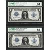Image 9 : Lot of (11) Consecutive 1923 Silver Certificate Notes Fr.237 PMG Choice Uncircul