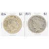 Image 1 : Lot of 1926-1927 $1 Peace Silver Dollar Coins