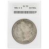 Image 1 : 1884-S $1 Morgan Silver Dollar Coin ANACS AU50