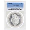 Image 1 : 1880-S $1 Morgan Silver Dollar Coin PCGS MS65