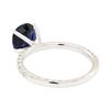 Image 3 : 14KT White Gold 2.14ct Sapphire and Diamond Ring