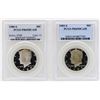 Image 1 : Lot of 1980-S & 1983-S Kennedy Half Dollar Coins PCGS PR69DCAM
