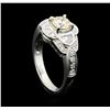 Image 4 : 18KT White Gold 1.40ctw Diamond Ring