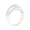 Image 4 : 18KT White Gold 0.75ctw Diamond Ring