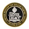 Image 2 : .999 Silver Silver Legacy Reno, Nevada $10 Casino Limited Edition Gaming Token
