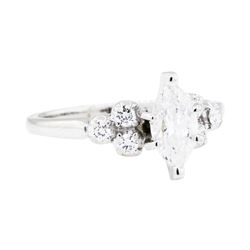 18KT White Gold 1.00ctw Diamond Ring