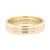 Image 2 : 18KT Rose, White and Yellow Gold Band