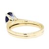 Image 3 : 14KT Yellow Gold 0.92ct Sapphire Ring