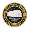 Image 2 : .999 Silver Club Sparks, Nevada $10 Casino Limited Edition Gaming Token