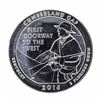 Image 1 : 2016 5oz Silver ATB Cumberland Gap Kentucky Silver Coin