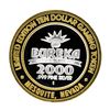 Image 2 : .999 Silver Eureka Casino Mesquite, NV $10 Limited Edition Gaming Token