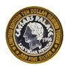 Image 2 : .999 Silver Caesars Palace Las Vegas, Nevada $10 Casino Limited Edition Gaming T