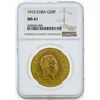 Image 1 : 1915 Cuba 20 Pesos Gold Coin NGC MS61