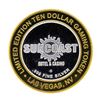 Image 2 : .999 Silver Suncoast Las Vegas, Nevada $10 Casino Limited Edition Gaming Token