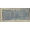 Image 2 : 1864 $10 Confederate States of America Note