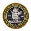 Image 2 : .999 Silver Sam's Town Las Vegas $10 Casino Limited Edition Gaming Token