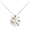 Image 2 : Tiffany and Company Paloma Picasso Sterling Silver and 18KT Yellow Gold Flower P