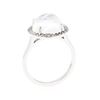 Image 4 : 14KT White Gold 4.82ct Moonstone and Diamond Ring