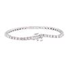 Image 2 : 14KT White Gold 3.00ctw Diamond Tennis Bracelet