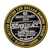 Image 2 : .999 Silver Silver Legacy Reno, Nevada $10 Casino Limited Edition Gaming Token