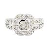Image 2 : 14KT White Gold 0.35ctw Diamond Ring