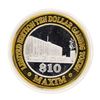 Image 2 : .999 Silver Maxim Hotel & Casino Las Vegas, NV $10 Limited Edition Gaming Token
