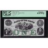 Image 1 : 1800's $1 Bank of De Soto Obsolete Bank Note PCGS Choice New 63PPQ