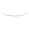 Image 1 : 14KT White Gold Diamond-Cut Rope Chain