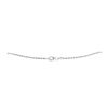 Image 2 : 14KT White Gold Diamond-Cut Rope Chain