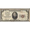 Image 1 : 1929 $20 Madison Wisconsin National Currency Note CH# 9153