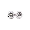 Image 1 : 14KT White Gold 0.48ctw Diamond Stud Earrings