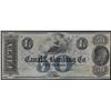 Image 1 : 1800's $50 Canal & Banking Co. New Orleans Obsolete Bank Note