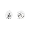 Image 1 : 14KT White Gold 1.00ctw Diamond Stud Earrings