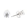 Image 2 : 14KT White Gold 1.00ctw Diamond Stud Earrings