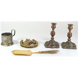 Lot of old metal items
