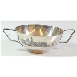 Antique Iraqi silver bowl