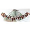 Image 1 : Untraditional Hanukkah menorah lamp, glass vitrage