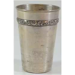 Antique German 800 silver Kiddush cup