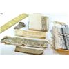 Image 3 : Lot of old 4 Tallit Atarot (neck bands) and 2 Tallitot
